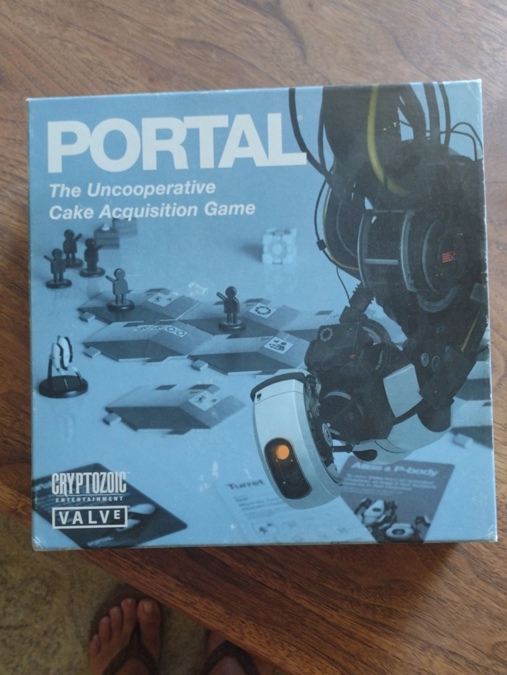 Valve Portal Board Game - Blue and Black Artwork
